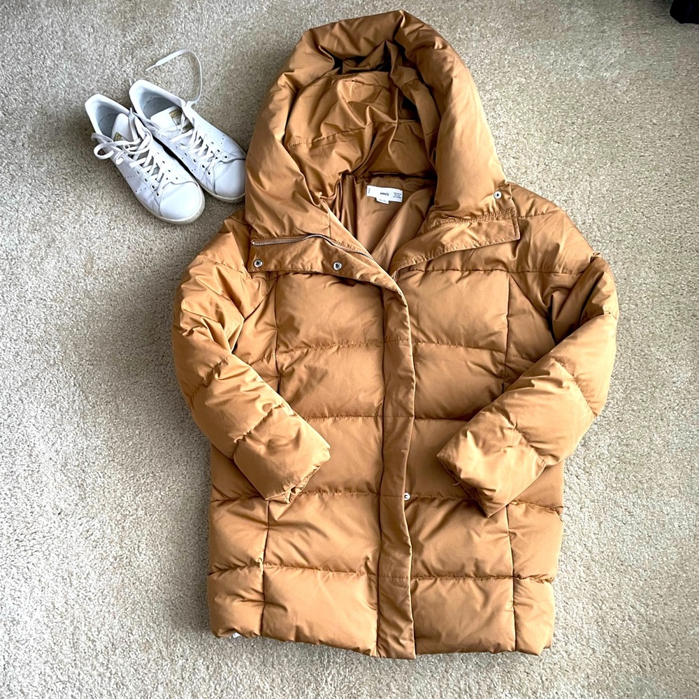 Mango winter puffer coat XS